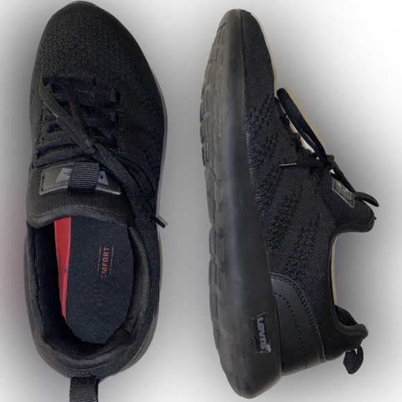 Mens Black Comfort Levi’s Size 11 - Picture 3 of 6